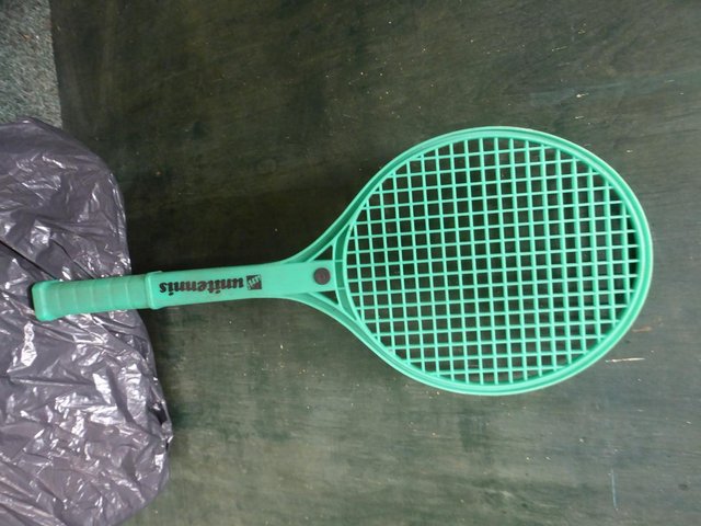 Preview of the first image of Two Plastic Soft Ball Tennis Rackets.
