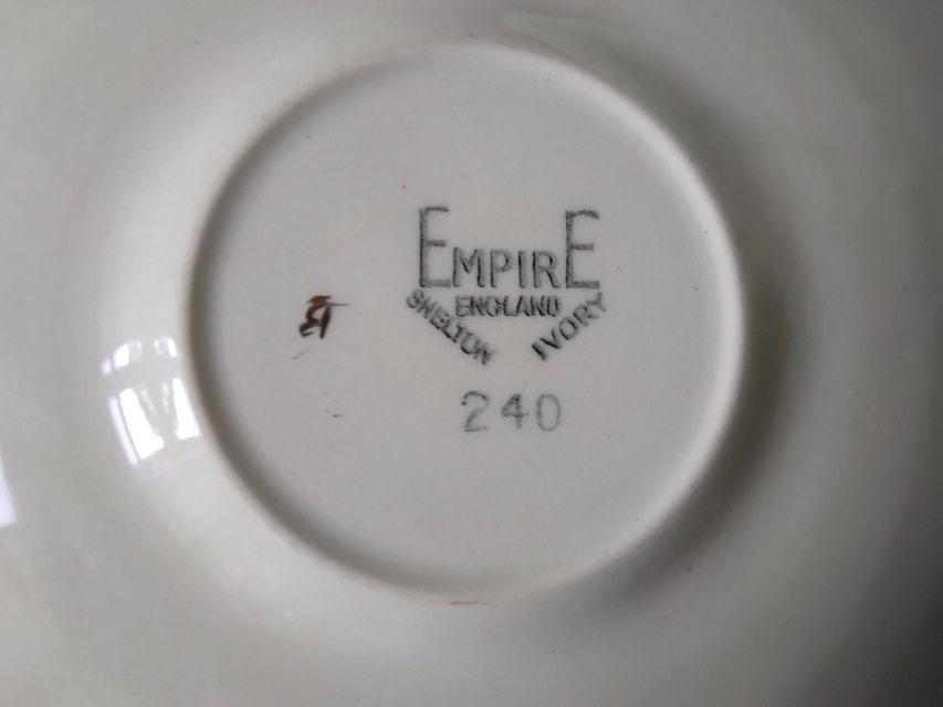 Preview of the first image of Early 20th century EmpirE 3 piece tea set.