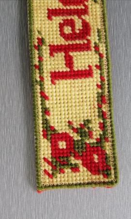 Image 3 of A Personalised Tapestry Bookmark with the Name Helen.