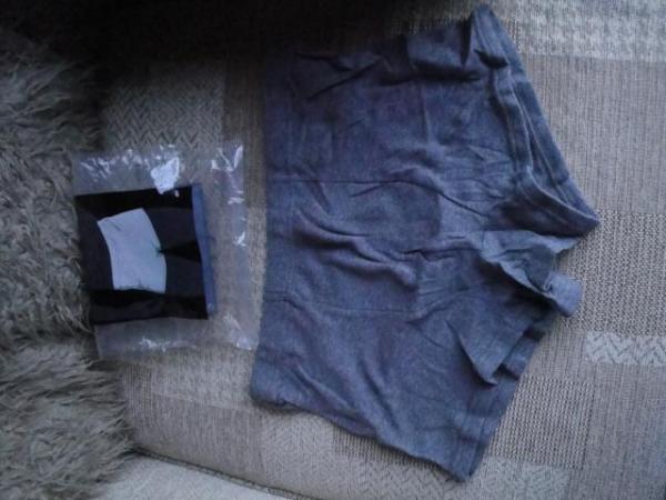 Image 2 of Cotton Hipster Pants. 1pr Grey Medium Size (C321)