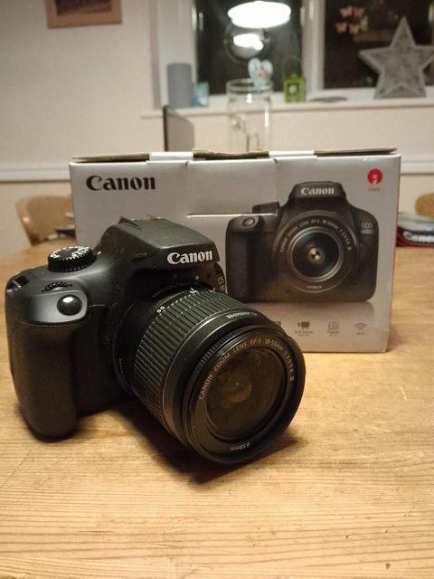 Preview of the first image of Canon EOS 4000D Camera Kit with 18-55mm zoom lens.