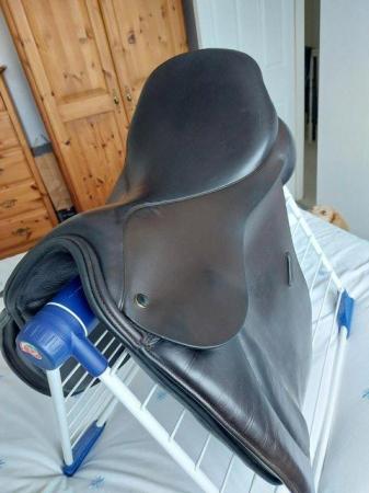 Image 3 of Horse Show / GP Saddle in Havana Coloured Leather