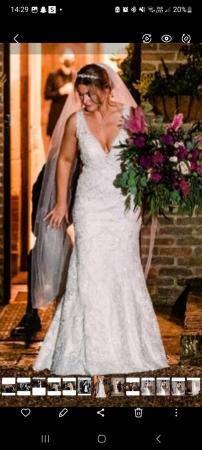 Image 3 of Mori Lee Leilah Bridal Gown Wedding Dress Ivory Size 12