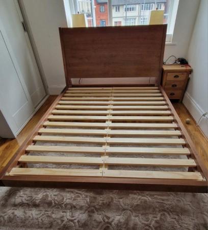 Image 2 of REDUCED! Sapporo Wood King Size Bed Frame + Headboard