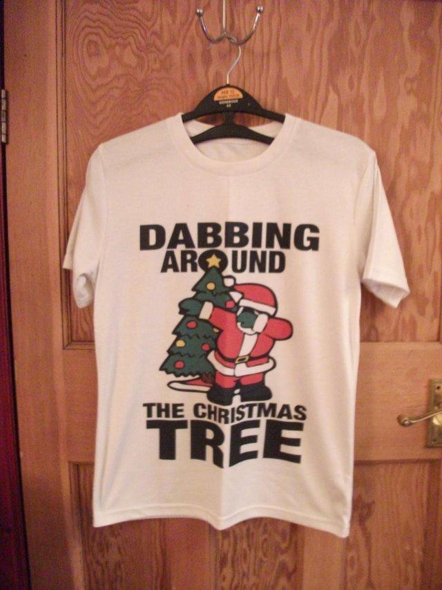 Preview of the first image of Christmas T-Shirt Age 11 /12 Years.