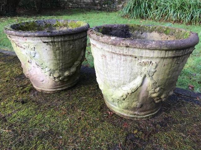 Preview of the first image of Two large garden planters being sold as a pair.