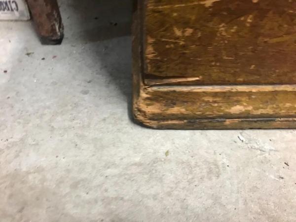 Image 5 of Antique scumbled wood bedding chest/toy box