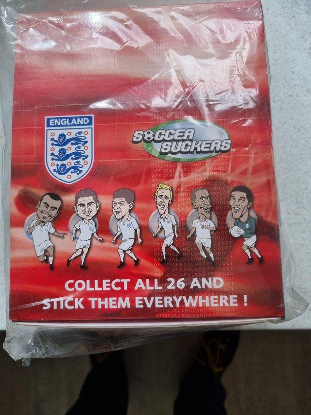 Preview of the first image of For sale, England European football soccer suckers.