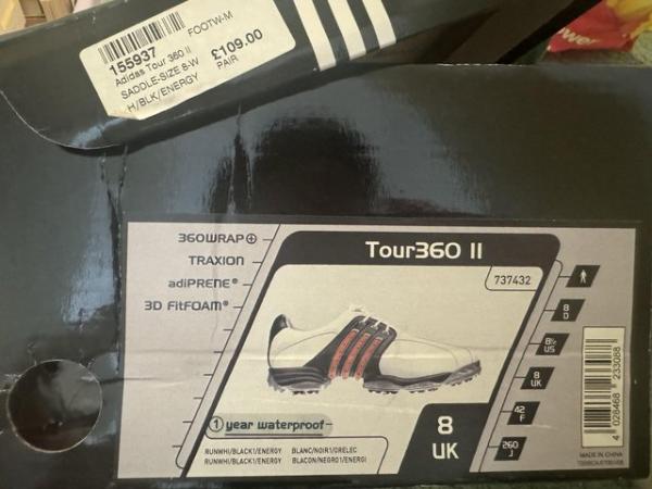 Image 2 of Men’s adidas tour 360 golf shoes
