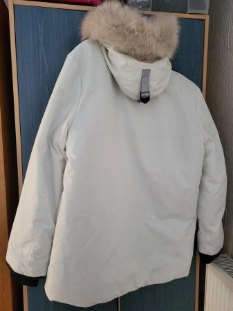 Image 3 of Noize Cruelty-Free Outerwear White  Coat Size L