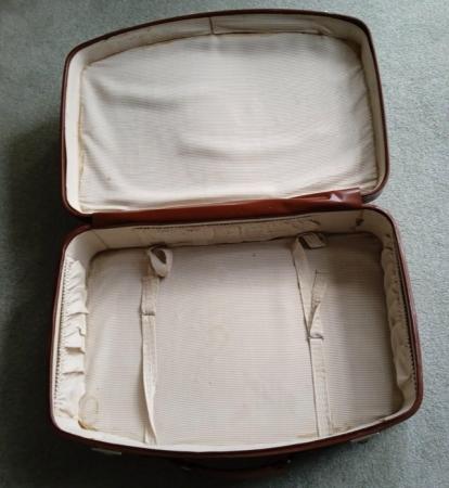 Image 1 of Leather Cheyney 26 inch vintage suitcase