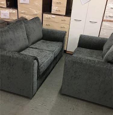 Image 1 of Omega grey 3&2 sofas ———————————