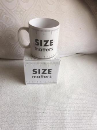 Image 2 of New Size Matters Giant Mug White