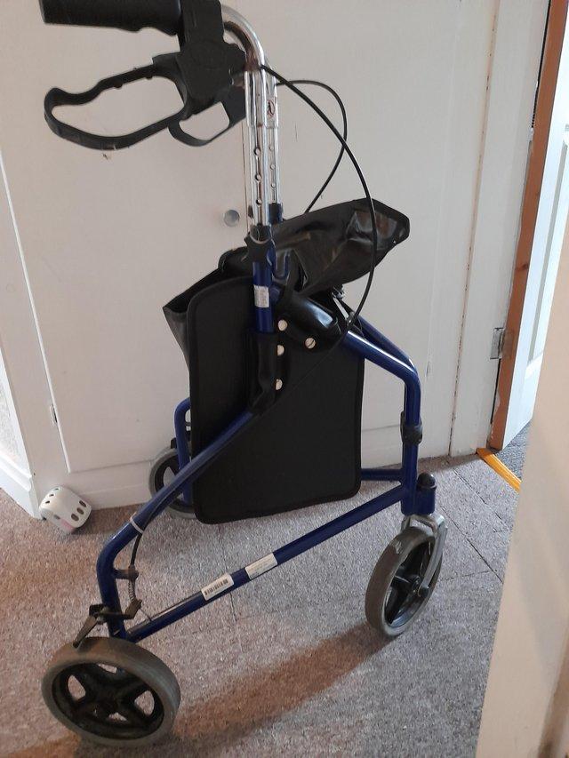 Preview of the first image of 3 wheeled mobility walker.