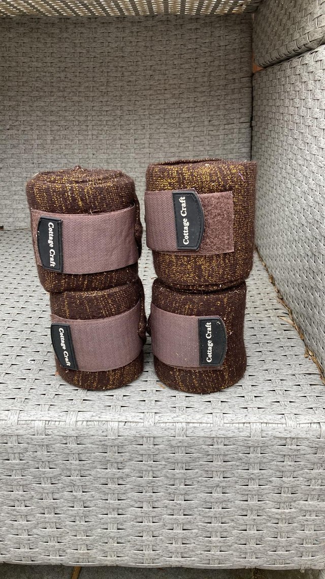 Preview of the first image of Dressage saddle pads and bandages.