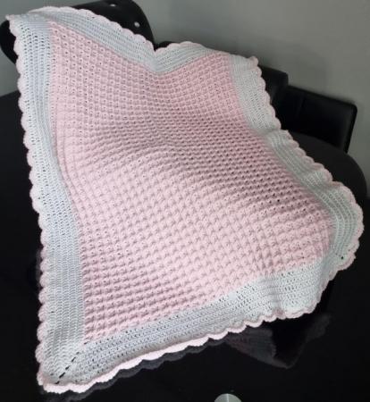 Image 2 of Crochet Baby blanket, handmade
