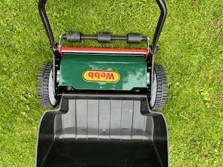 Preview of the first image of Webb WE30 Push Self Adjusting Cylinder Mower for sale.