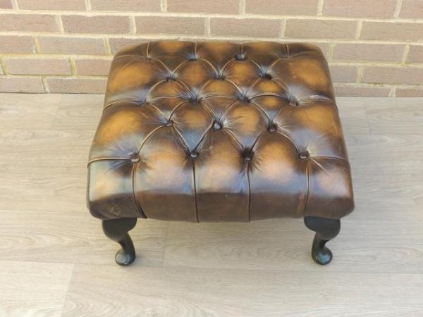 Image 7 of Chesterfield Square Footstool (UK Delivery)