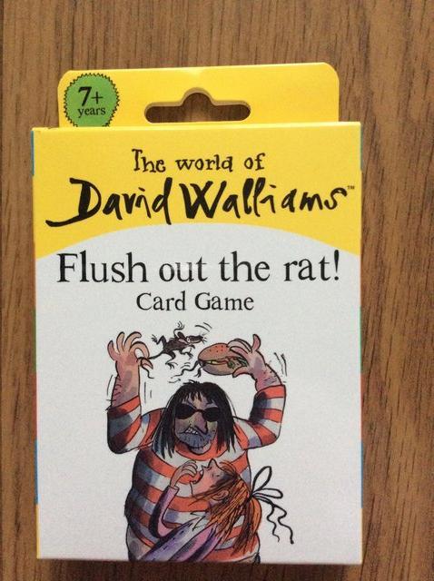 Preview of the first image of Flush Out The Rat Card Game - David Walliams.