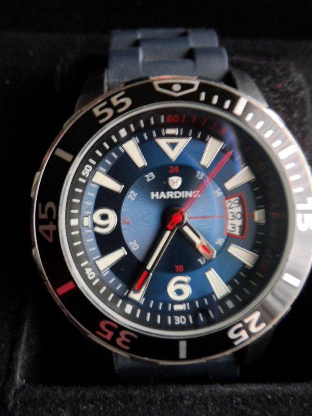 Preview of the first image of Harding Mans Watch, New Condition, Boxed..