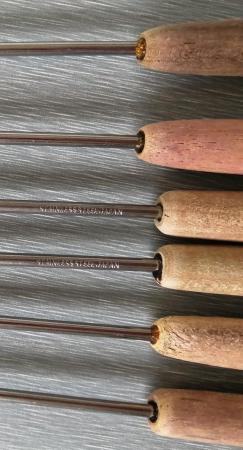 Image 21 of 2 Sets of Stainless Steel Fondue Forks/Skewers.