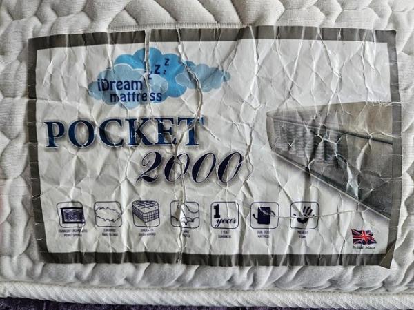 Image 2 of Double Bed 4'6" iDream 2000 Pocket Sprung Mattress