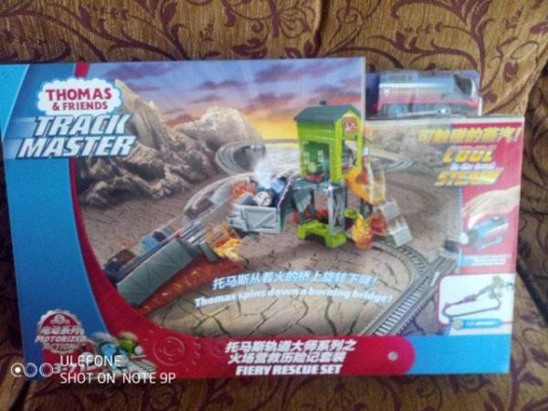 Image 1 of Thomas the Tank Engine Fiery Rescue set, used once