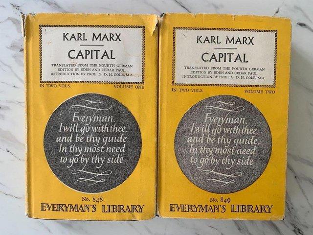 Preview of the first image of CAPITAL BOOK (DAS KAPITAL) BY KARL MARX (IN ENGLISH).