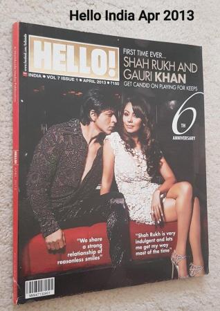 Image 1 of Hello! India April 2013 - Shah Rukh & Gauri Khan