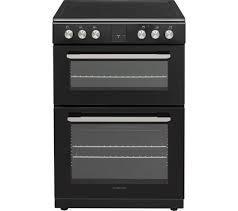 Image 1 of KENWOOD 60CM CERAMIC ELECTRIC COOKER-DOUBLE OVEN-BLACK-