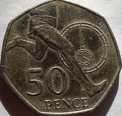 Image 1 of 2004 Roger Bannister 50p Coin in very good