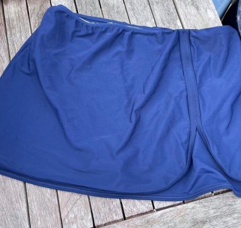 Image 3 of Cotton Traders Swim Skirt - Navy Blue