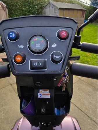 Image 3 of Purple mobility scooter used