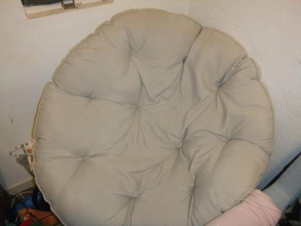Image 1 of Arm Chairs (Large Round + Swivel base