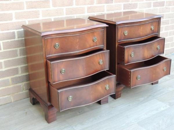 Image 6 of Pair of Bevan Funnell Bedside Chests (UK Delivery)