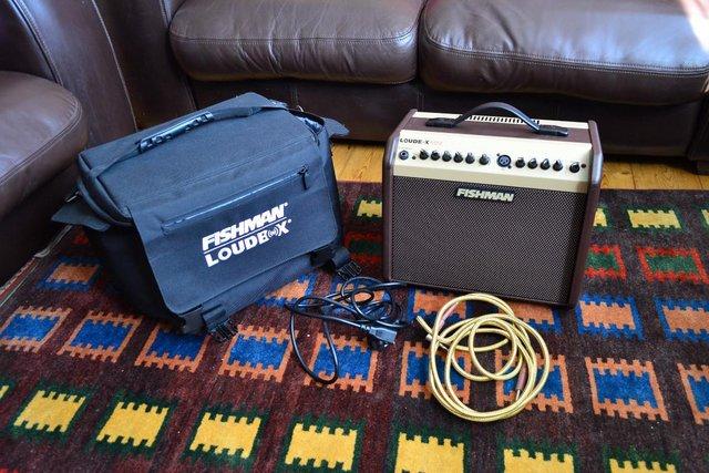 Preview of the first image of Fishman Loudbox Mini with Deluxe Carry Bag – Perfect Cond!.
