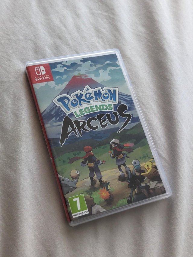 Preview of the first image of Pokemon Arceus Switch game replacement case.