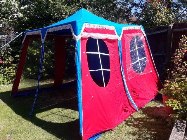 Preview of the first image of GAZEBO TENT (with detachable walls): ALSO GREAT FOR FESTIVAL.
