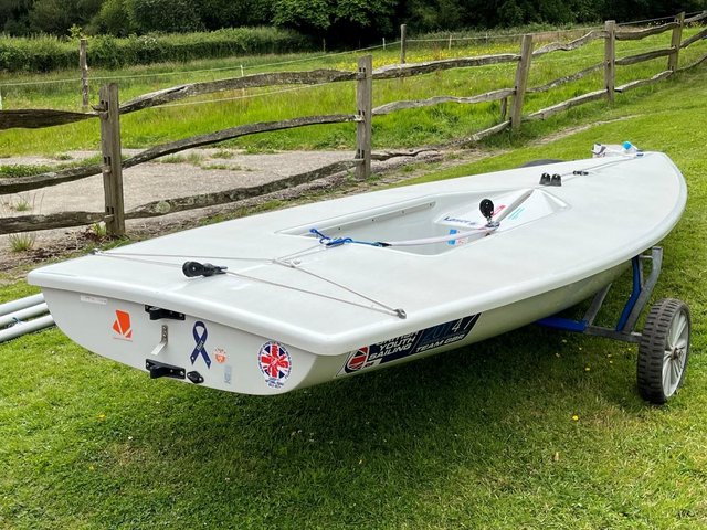 Preview of the first image of Laser Dinghy Sail Number 201581.