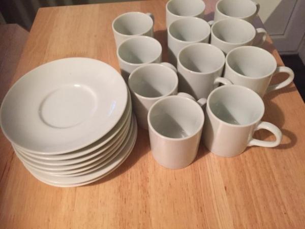 Image 1 of Espresso Cups with Saucers