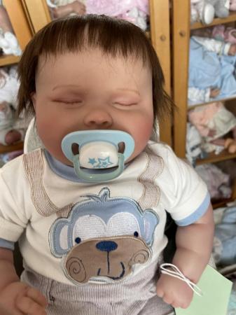 Image 1 of Cute and cuddly Little Joe really sweet baby reborn doll boy