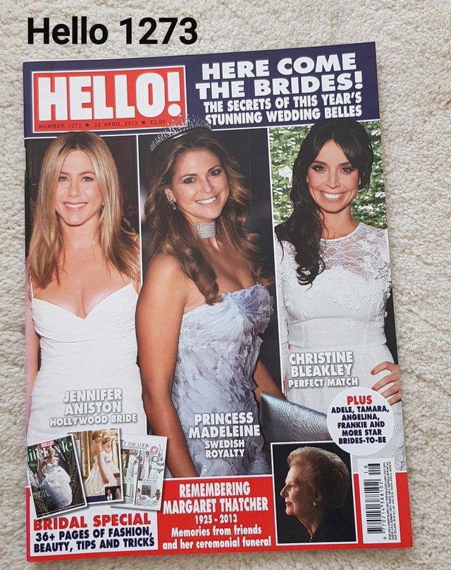 Preview of the first image of HelloMagazine 1273 - Bridal Special 36+ pages.