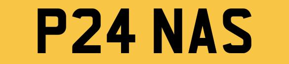 Image 1 of P24NAS PRANAS Number Plate Private Personalised Regisration