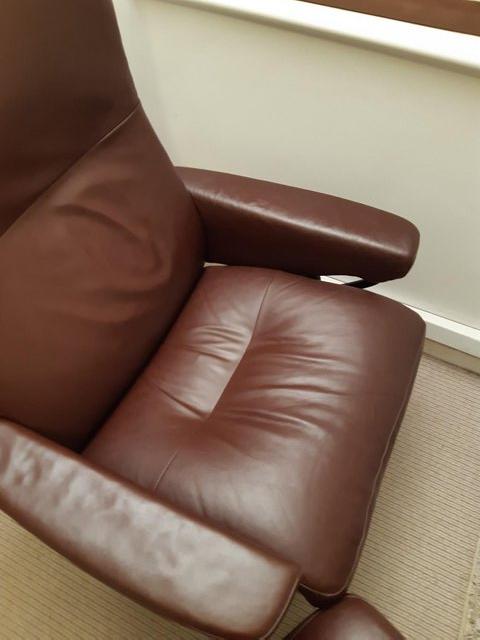 Preview of the first image of Stressless EKornes chair & footstool.