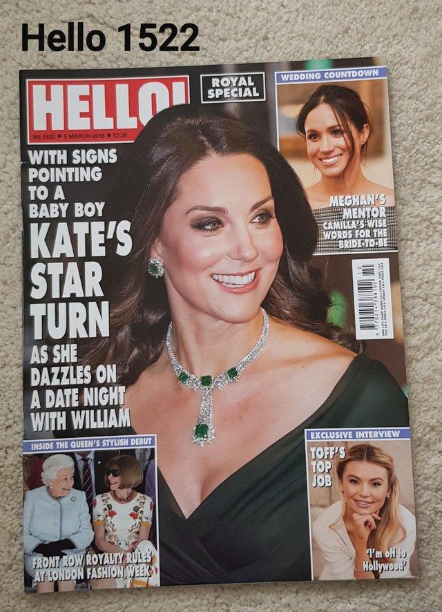 Preview of the first image of Hello Magazine 1522 - Royal Special: Kate's Star Turn.