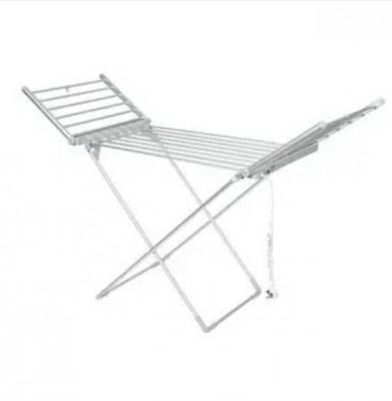 Image 1 of Two Electric Electric Heated 20 bar Aluminium Winged Clothes