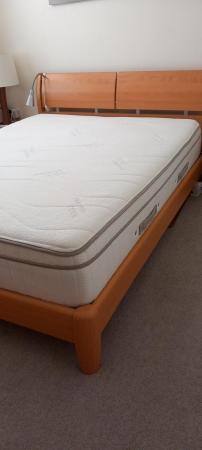 Image 1 of King size bed frame and mattress