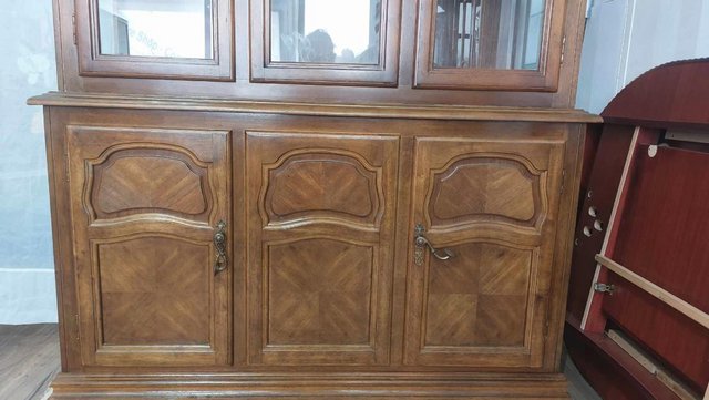 Image 1 of Solid wood display cabinet