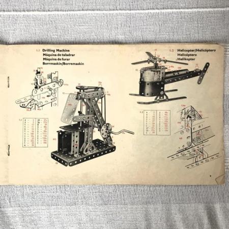 Image 2 of Vintage 1960's Meccano Booklet 0-1, complete. 15 pages.