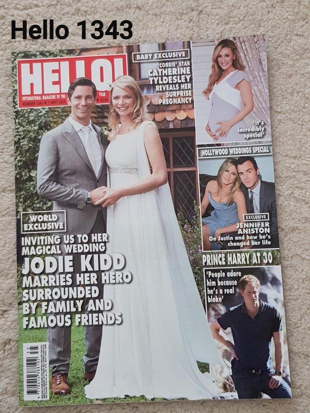 Preview of the first image of Hello Magazine 1343 - Jodie Kidd Marries David Blakeley.